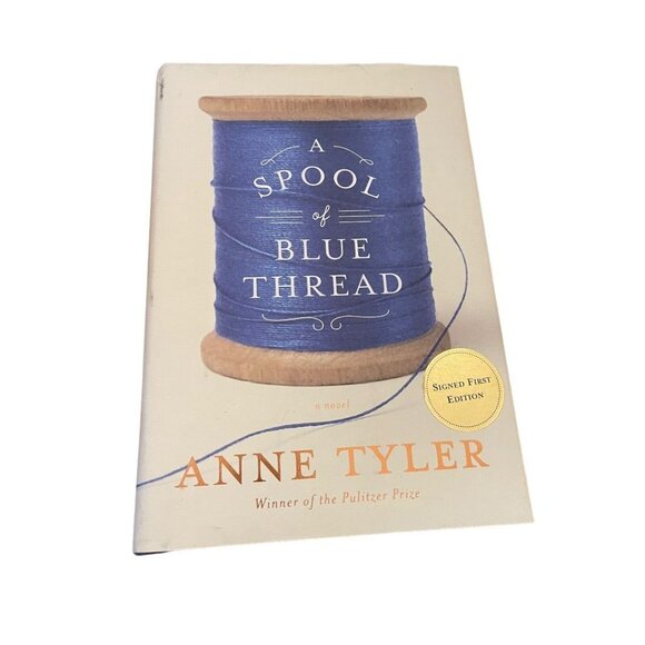 A Spool of Thread Anne Tyler Signed First Edition Hardcover Book - Picture 6 of 12